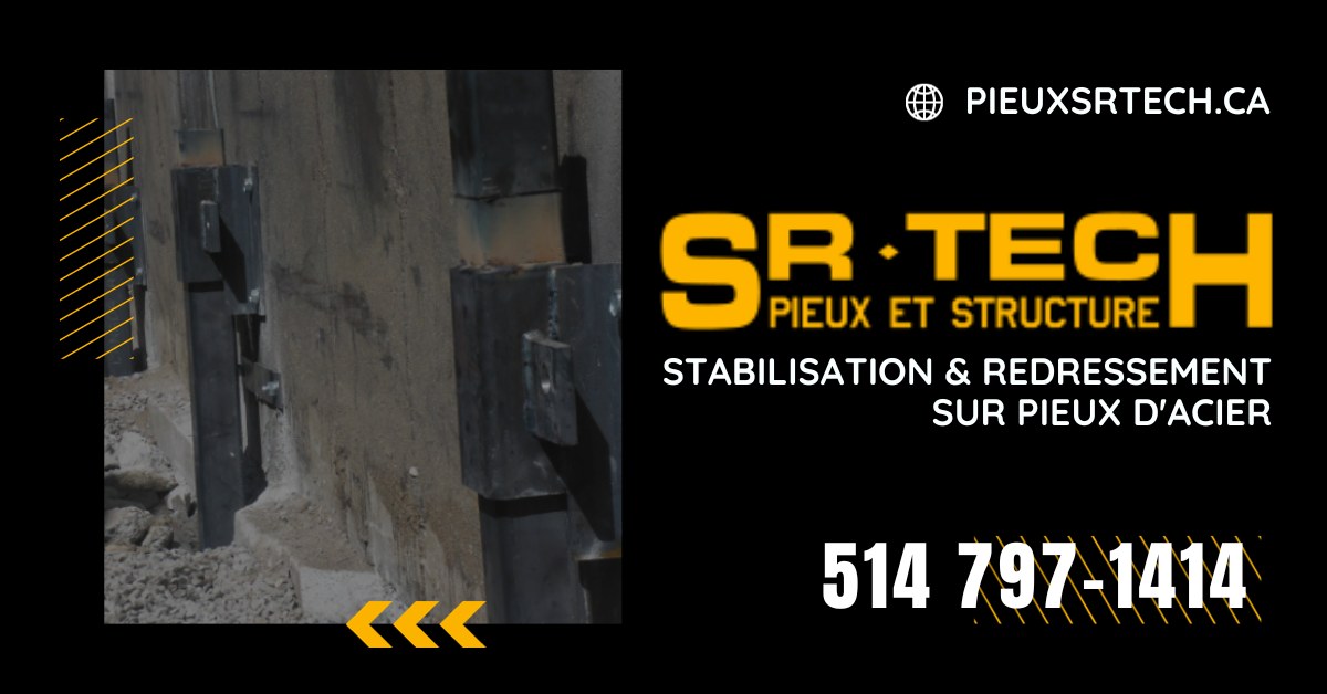 Bannière SR Tech - Pieux et structure