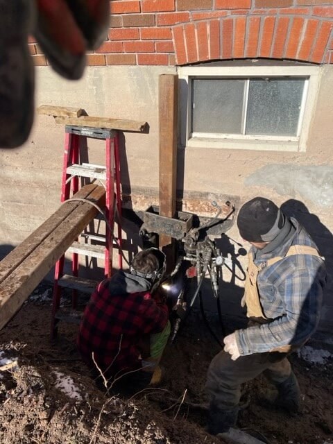 Stabilisation de fondation sur pieux (1)